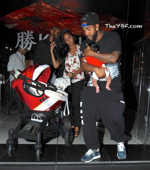 BABY LOVE Omarion & Fiance Apryl Take Baby Megaa To Dinner At Katsuya